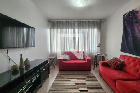 Sala de apartamento para alugar com 3 quartos, 102m² em Barcelona, São Caetano do Sul