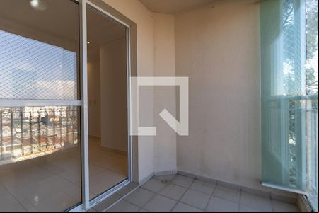 Varanda da Sala de apartamento para alugar com 3 quartos, 70m² em Vila Caraguatá, São Paulo