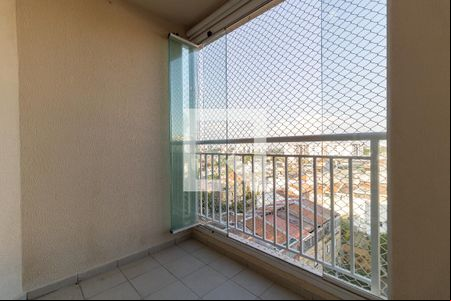 Varanda da Sala de apartamento para alugar com 3 quartos, 70m² em Vila Caraguatá, São Paulo