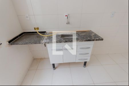 Pia de casa para alugar com 1 quarto, 35m² em Campestre, Santo André