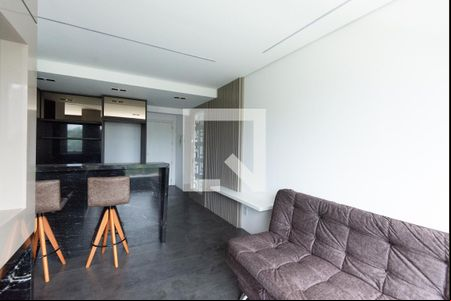 Studio - Sala de kitnet/studio à venda com 1 quarto, 42m² em Praia de Belas, Porto Alegre