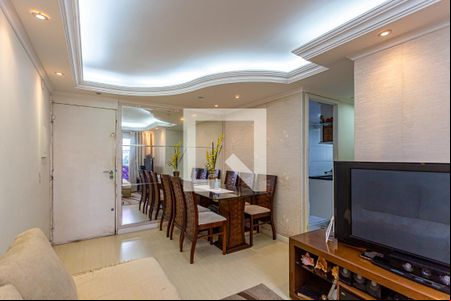 Sala de apartamento à venda com 2 quartos, 52m² em Vila Guarará, Santo André