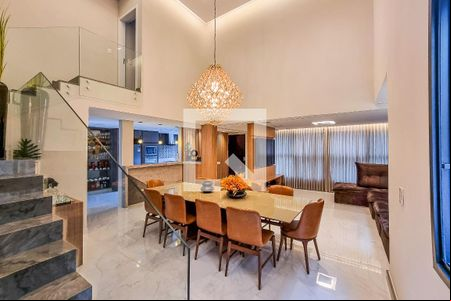 Sala de casa de condomínio à venda com 6 quartos, 550m² em Paquetá, Belo Horizonte