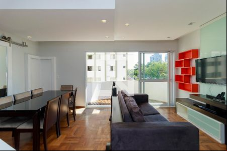 Sala de apartamento para alugar com 2 quartos, 89m² em Campo Belo, São Paulo