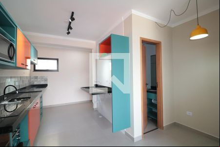 Cozinha de kitnet/studio para alugar com 1 quarto, 40m² em Vila Regente Feijó, São Paulo