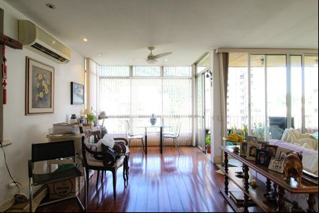 Sala de apartamento à venda com 2 quartos, 114m² em São Conrado, Rio de Janeiro