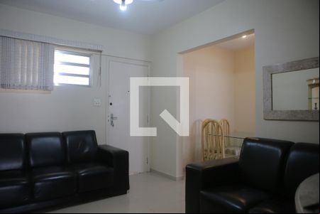 Sala de apartamento para alugar com 2 quartos, 75m² em Gonzaga, Santos