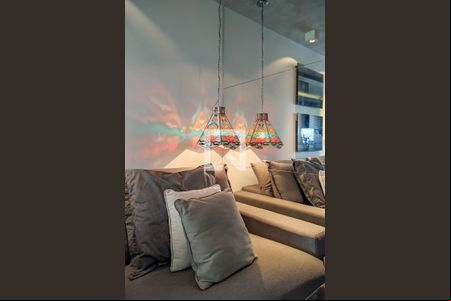 Sala de apartamento para alugar com 2 quartos, 80m² em Real Parque, São Paulo