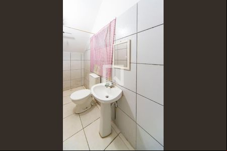 Banheiro  de casa de condomínio para alugar com 1 quarto, 50m² em Parque Marajoara, Santo André