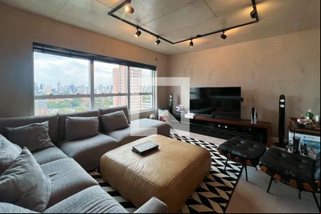 Sala de apartamento para alugar com 1 quarto, 74m² em Vila Olímpia, São Paulo