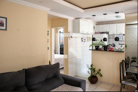Sala de apartamento para alugar com 2 quartos, 52m² em Chácaras Reunidas Santa Terezinha, Contagem