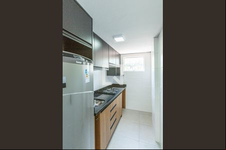 Cozinha de apartamento para alugar com 1 quarto, 30m² em Centro, São Leopoldo