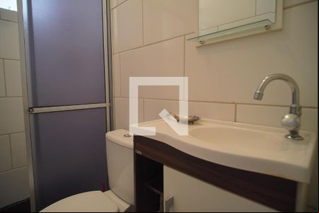 Banheiro de apartamento para alugar com 1 quarto, 30m² em Ideal, Novo Hamburgo