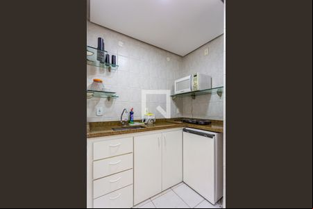Sala e Cozinha de apartamento para alugar com 1 quarto, 41m² em Centro, Santo André