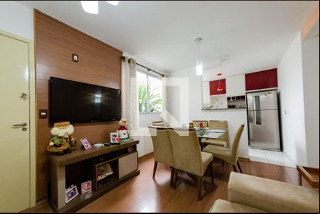 Sala de apartamento para alugar com 2 quartos, 48m² em Estrela do Oriente, Belo Horizonte