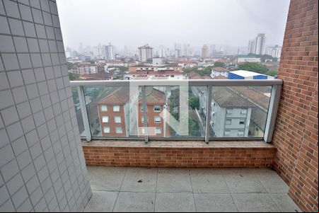 Varanda da Sala de apartamento para alugar com 2 quartos, 63m² em Macuco, Santos