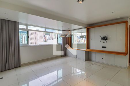 Sala de apartamento para alugar com 2 quartos, 72m² em São Pedro, Belo Horizonte