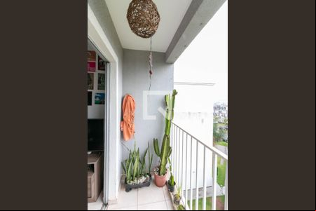 Varanda da Sala de apartamento à venda com 2 quartos, 53m² em Engenho Nogueira, Belo Horizonte