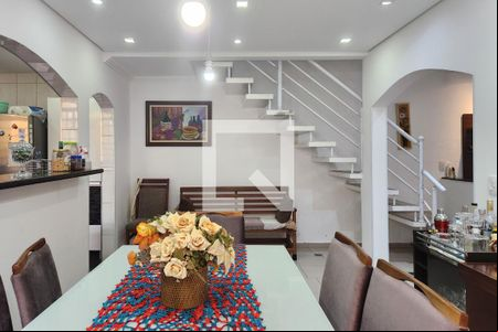 Sala de Jantar de casa à venda com 3 quartos, 207m² em Nova Gerti, São Caetano do Sul