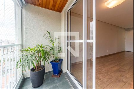 Varanda da Sala de apartamento para alugar com 3 quartos, 60m² em Parque Bandeirante, Santo André