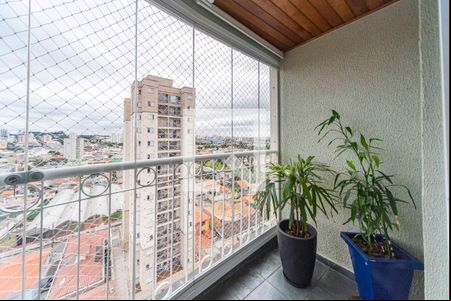 Varanda da Sala de apartamento para alugar com 3 quartos, 60m² em Parque Bandeirante, Santo André