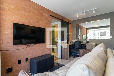 Sala de apartamento para alugar com 1 quarto, 38m² em Vila Andrade, São Paulo