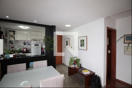Sala de apartamento à venda com 3 quartos, 128m² em Indaiá, Belo Horizonte