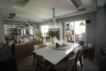 Sala de Jantar de casa de condomínio para alugar com 4 quartos, 260m² em Estância Velha, Canoas