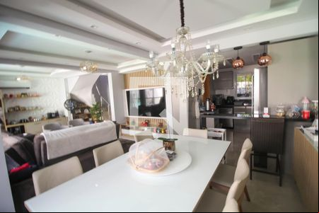 Sala de Jantar de casa de condomínio para alugar com 4 quartos, 260m² em Estância Velha, Canoas