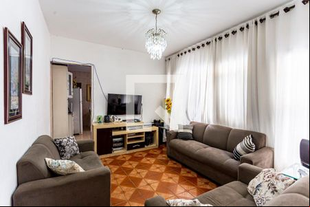 Sala de casa à venda com 3 quartos, 120m² em Jardim Ocara, Santo André
