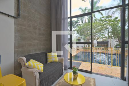Sala de casa de condomínio para alugar com 1 quarto, 30m² em Cidade Universitária, Campinas