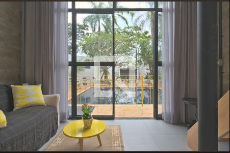 Sala de casa de condomínio para alugar com 1 quarto, 30m² em Cidade Universitária, Campinas