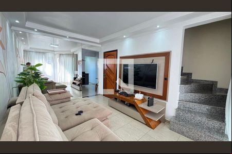 Sala de apartamento à venda com 3 quartos, 180m² em Vila Metalúrgica, Santo André