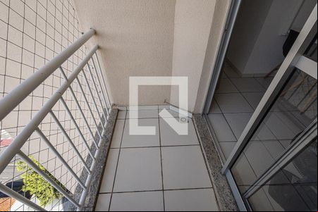 Varanda da sala de apartamento à venda com 3 quartos, 70m² em Santa Branca, Belo Horizonte