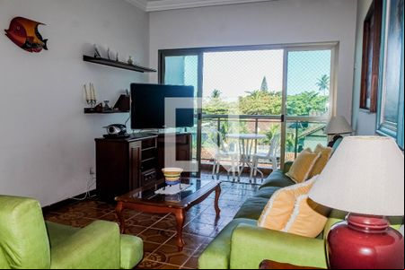 Sala de apartamento para alugar com 3 quartos, 150m² em Jardim Praiano, Guarujá