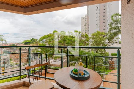Sacada da Sala de apartamento à venda com 3 quartos, 103m² em Jardim Aurélia, Campinas