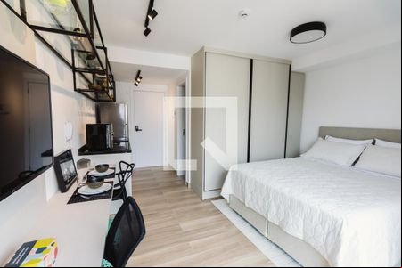 Sala de kitnet/studio para alugar com 1 quarto, 26m² em Perdizes, São Paulo