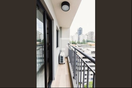 Varanda de kitnet/studio para alugar com 1 quarto, 26m² em Perdizes, São Paulo
