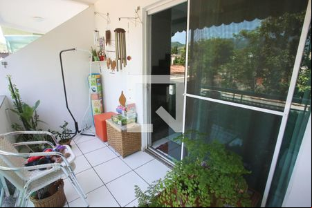 Varanda da Sala de casa à venda com 3 quartos, 122m² em Taquara, Rio de Janeiro