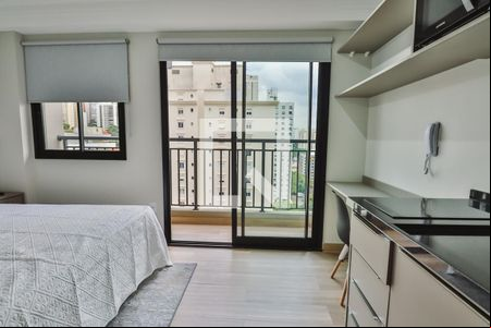 Sala de kitnet/studio para alugar com 1 quarto, 25m² em Perdizes, São Paulo
