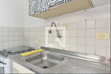 Cozinha de kitnet/studio à venda com 1 quarto, 35m² em República, São Paulo