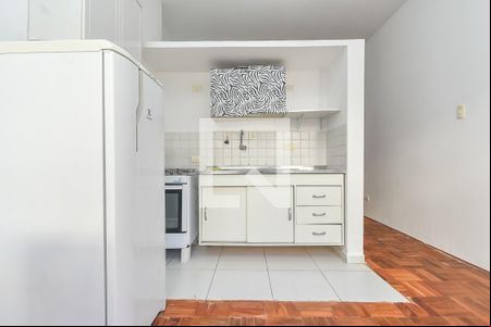 Cozinha de kitnet/studio à venda com 1 quarto, 35m² em República, São Paulo