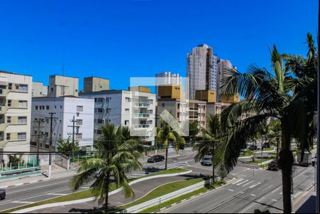 Vista da Sacada de apartamento para alugar com 3 quartos, 75m² em Balneario Cidade Atlantica, Guarujá