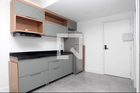 Studio - Cozinha de kitnet/studio à venda com 1 quarto, 27m² em Centro Histórico, Porto Alegre
