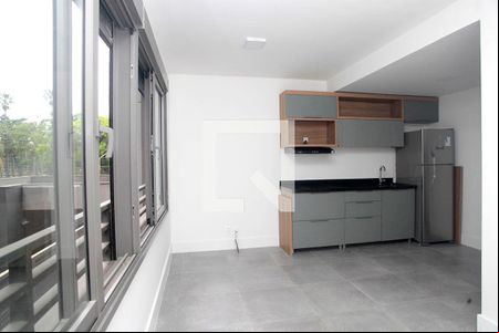 Studio - Quarto / Sala de kitnet/studio à venda com 1 quarto, 27m² em Centro Histórico, Porto Alegre