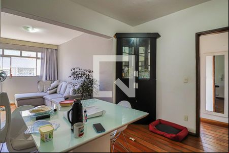 Sala de apartamento à venda com 3 quartos, 122m² em Santo Andre, Belo Horizonte