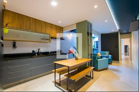 Cozinha de apartamento à venda com 1 quarto, 63m² em Jardim Bela Vista, Santo André