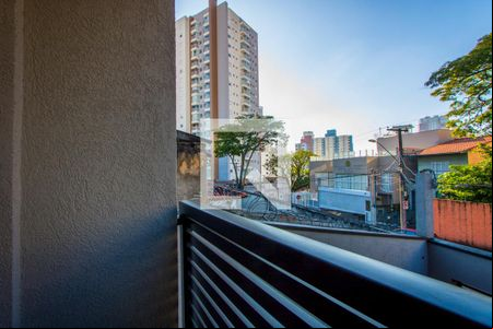 Varanda do quarto de apartamento à venda com 1 quarto, 63m² em Jardim Bela Vista, Santo André