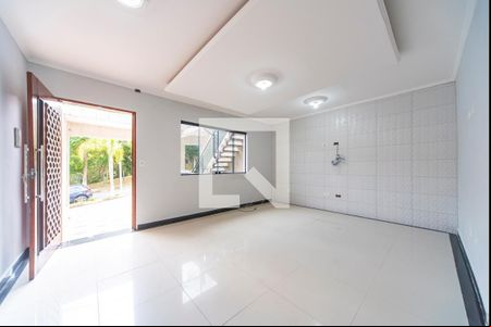 Sala de casa de condomínio para alugar com 3 quartos, 137m² em Parque São Vicente, Santo André
