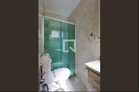 Banheiro da suíte de apartamento para alugar com 3 quartos, 105m² em Santana, São Paulo